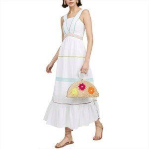 Tigerlily Namita White Maxi Dress Nwt 